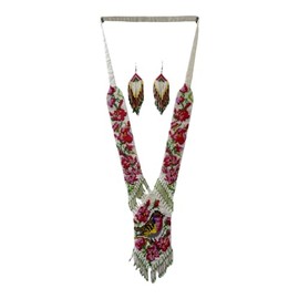 HAYBERG Traditional Ethnic beaded necklace Indian Fashion Jewelry long necklace colourful designer small beads necklace for womens Jewellery Set design-64, Small, beads, No Gemstone