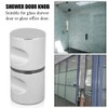 Nimoa Shower Door Knob, Aluminum Alloy Chrome-Plated Pull Handle Knob
