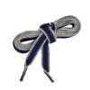 [Allegra K] Striped Canvas Shoelaces, Flat Shoelaces, Flat Laces, Flat