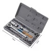 Autrucker Kits De Herramientas De Llave Moto/auto Kit Combinadas 40pzs