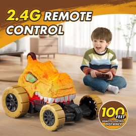 Anby families Remote Controlled Car Boys, Children's Toy from 3 4 5 Years Boys Girls, RC Car with Light and Music, Outdoor Toy Gifts for Children