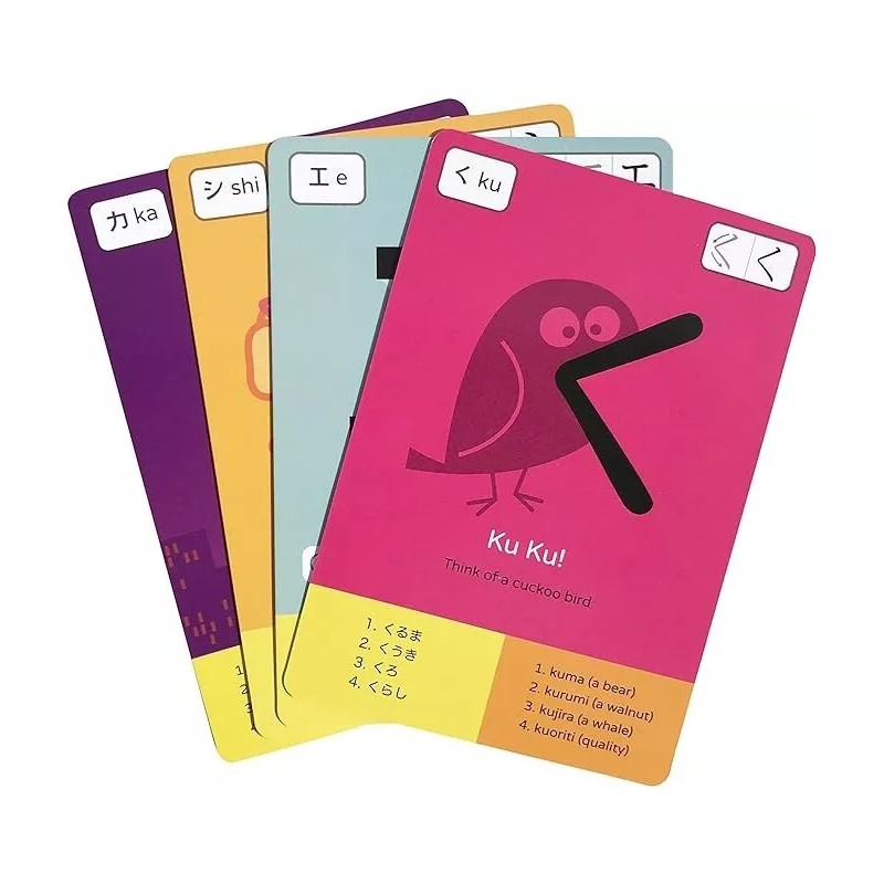 Hiragana & Katakana Flashcards - Learn The Japanese Alphabet with