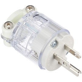 Meikosha Medical Facility Wiring Device Medical Ground Plug for Commercial Power Circuits White ME2591