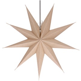 GURU SHOP Foldable Advent Light Paper Star, Christmas Star 60 cm - Atlantis, Paper Stars 60 cm