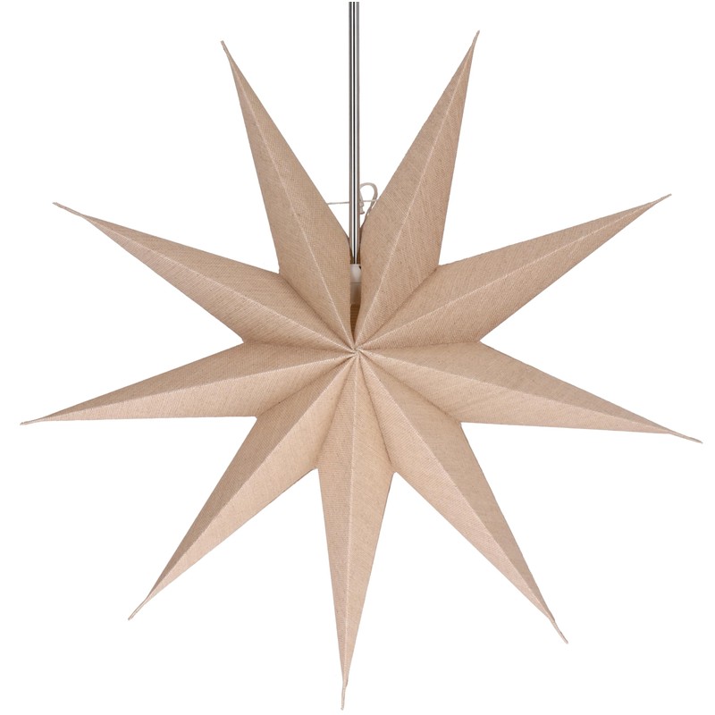 GURU SHOP Foldable Advent Light Paper Star, Christmas Star 60