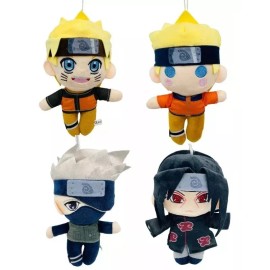 Bandai Peluches Anime Naruto Itachi Uchiha Kakashi Original 22 Cm