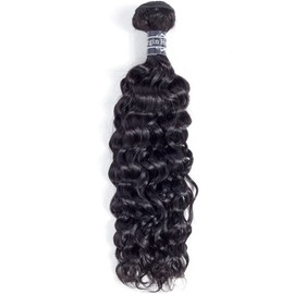 Amella Hair One Bundle Deal (18inch) Virgin Brazilian Curly Hair Weave 8A Unprocessed Brazilian Kinky Curly Virgin Hair Extensions,Natural Black Color,Can be Dyed and Bleached