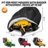 Zero Turn Mower Cover with Bagger Attachment, Riding Lawn Mower