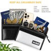 Fireproof Money Bag, 5 x 8 inches Fireproof Wallet, Waterproof