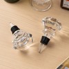 Crystal Diamond Wine Stopper Set of 2 - Elegant Glass