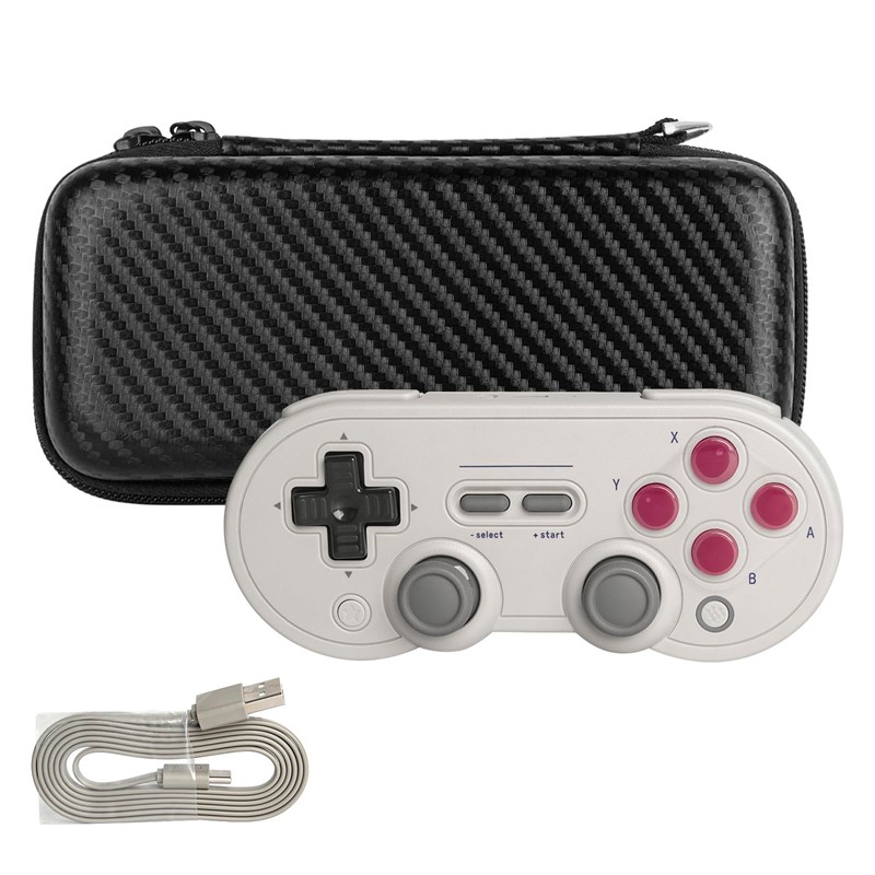 GEEKRIA Game Controller Case Compatible with 8Bitdo SN30 Pro, SN30,