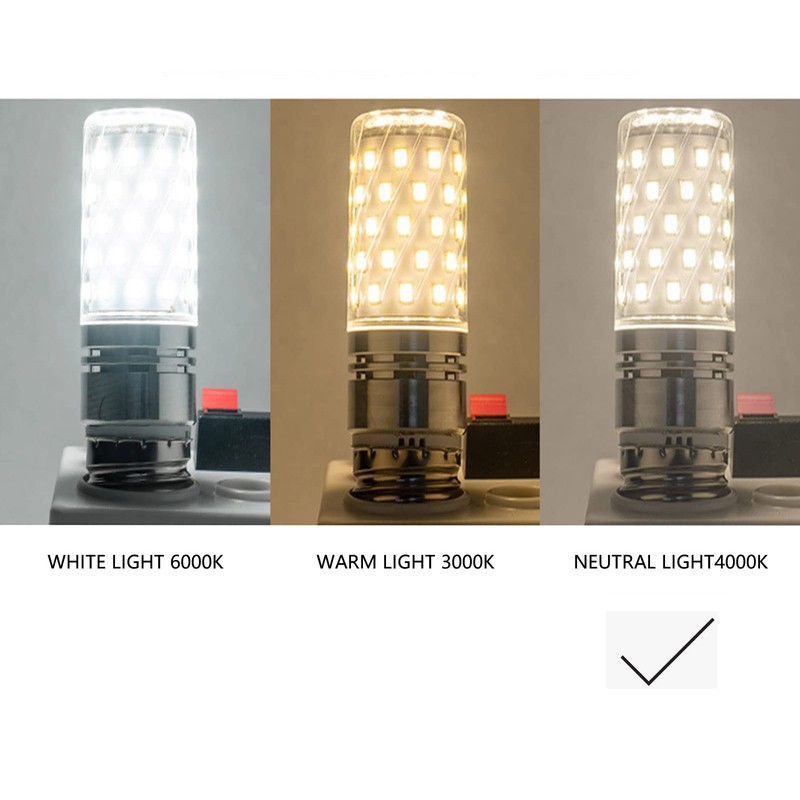 Lxcom Lighting E26 LED Bulbs 16W 4000K Candelabra Light 150