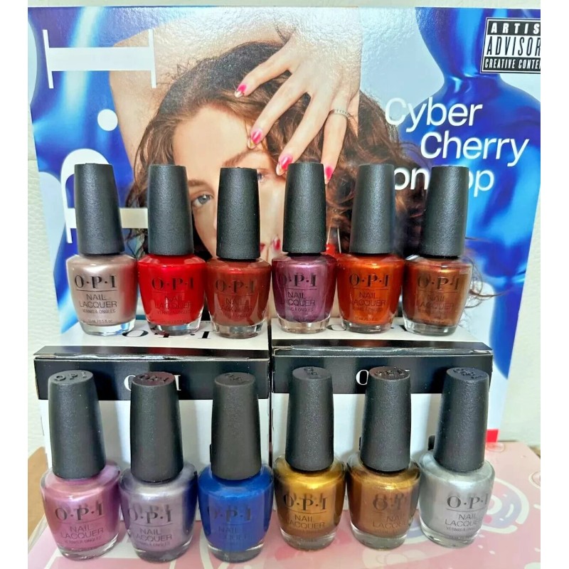 OPI Nail Lacquer - Metallic Mega Mix Collection 12 Colors|