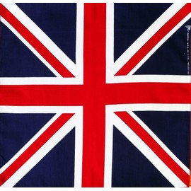 100% cotton Flag of Union Jack Handkerchief Headwrap Bandana
