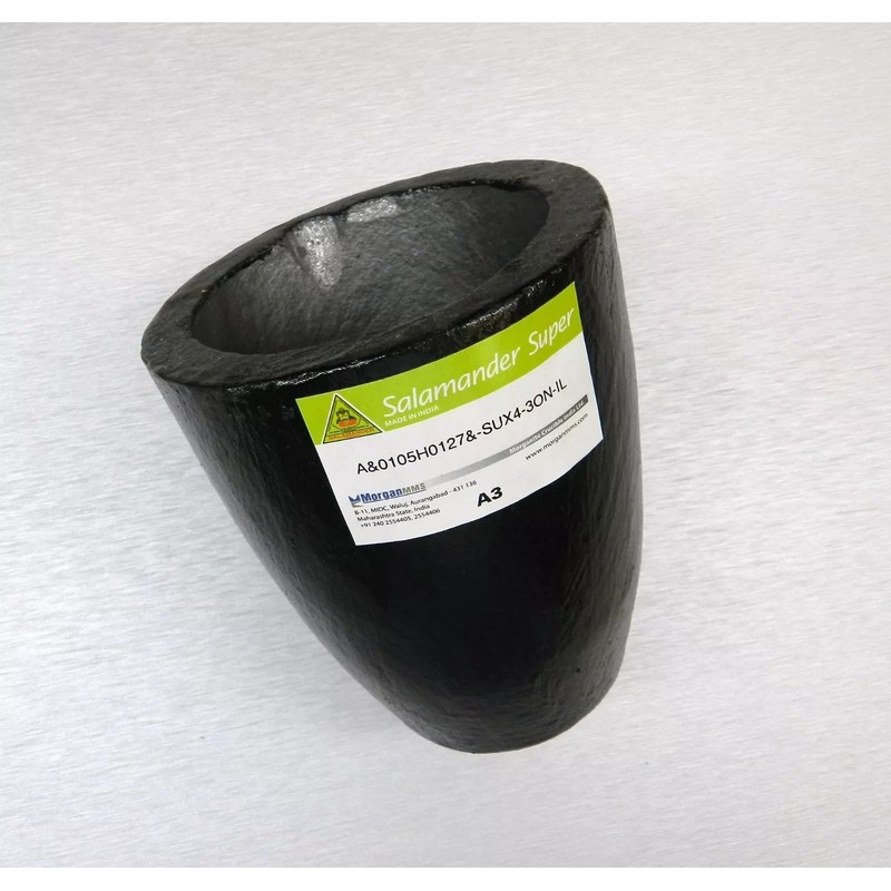 A-3 Salamander Gold Melting Crucibles Clay Graphite Super A3 Crucible