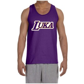 Purple Los Angeles Luka Doncic Luka Logo Tank Top Adult Large