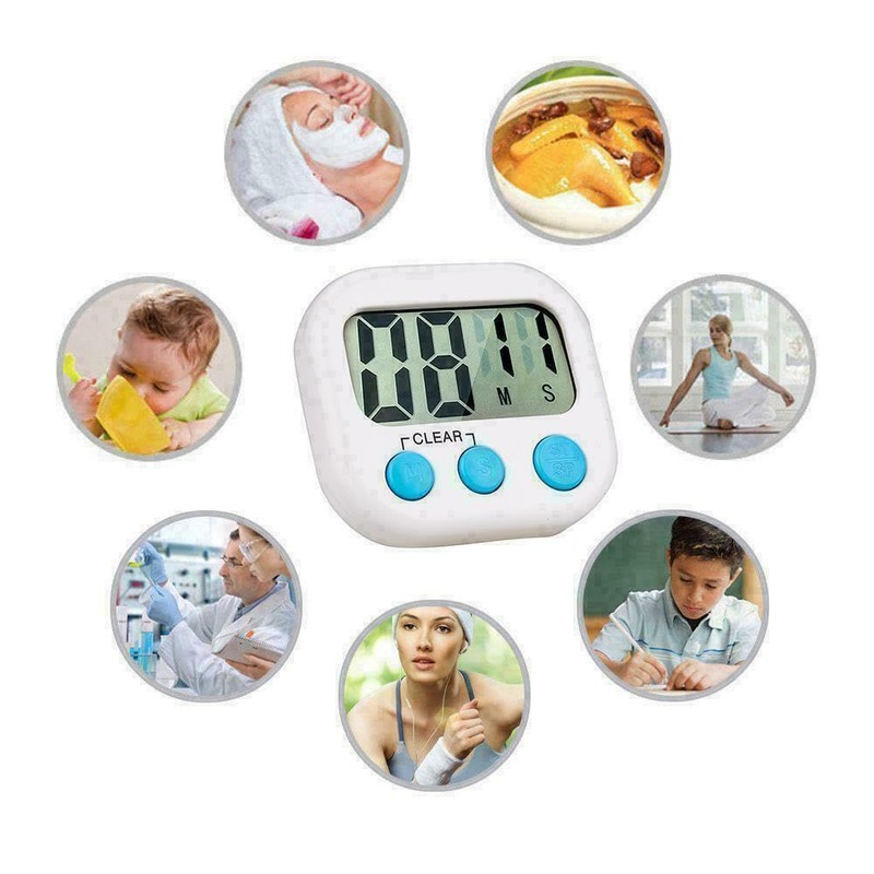 London Express Kitchen Timers for Cooking, Magnetic Countdown Clock With