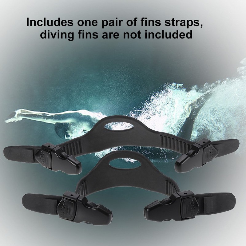 VGEBY1 1 Pair of Diving Fin Straps, Swimming Fins Fixing