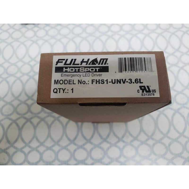 FULHAM HOTSPOT FHS1-UNV-3.6L Hotspot Emergency LED Driver 100-277V 10W MAX