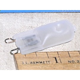 CBCONCEPT NEW CB CONCEPT FROSTED WHITE HALOGEN LIGHT BULB 50 W WATT 120 V VOLT G9 BASE USA