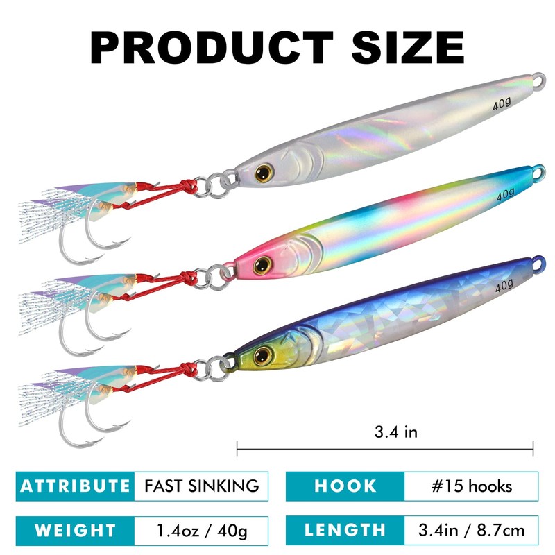 TRUSCEND 釣りスプーン 40g