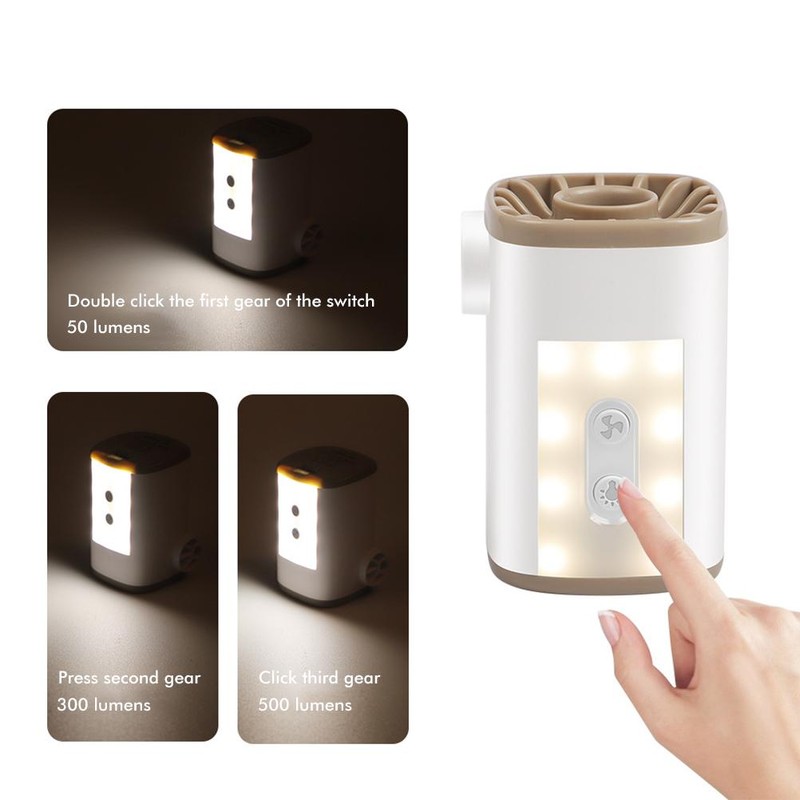 Portable Air Pump Wireless Electric Air Pump with LED Light