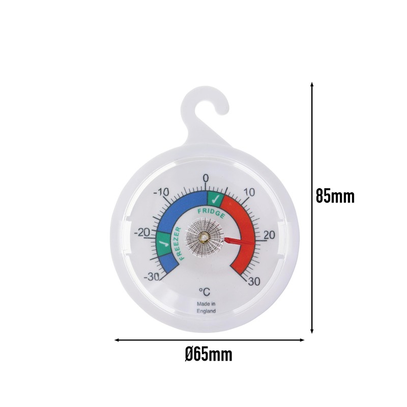 Fridge Thermometer Dial Refrigerator Thermometer 65 mm Dial Fridge Freezer