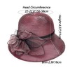 Kentucky Organza Derby Fascinator Sun Hats for Lady Women Party
