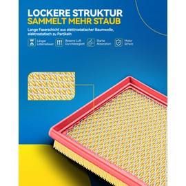 Fesuda C30135 Air Filter Car, Filtro de aire for 1 / Convertible/Coupé, 3 / Convertible/Coupé/Touring, X1 (E84) sDrive/xDrive (1996-2021)