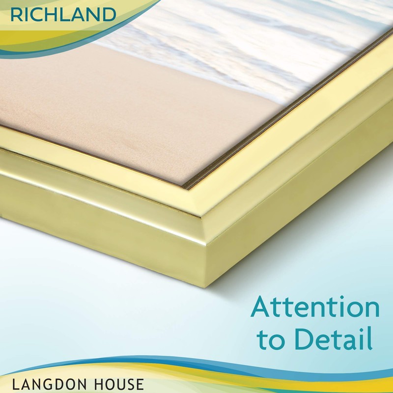 Langdon House 4x6 Picture Frames Set (Gold, 6 Pack) Distinguished