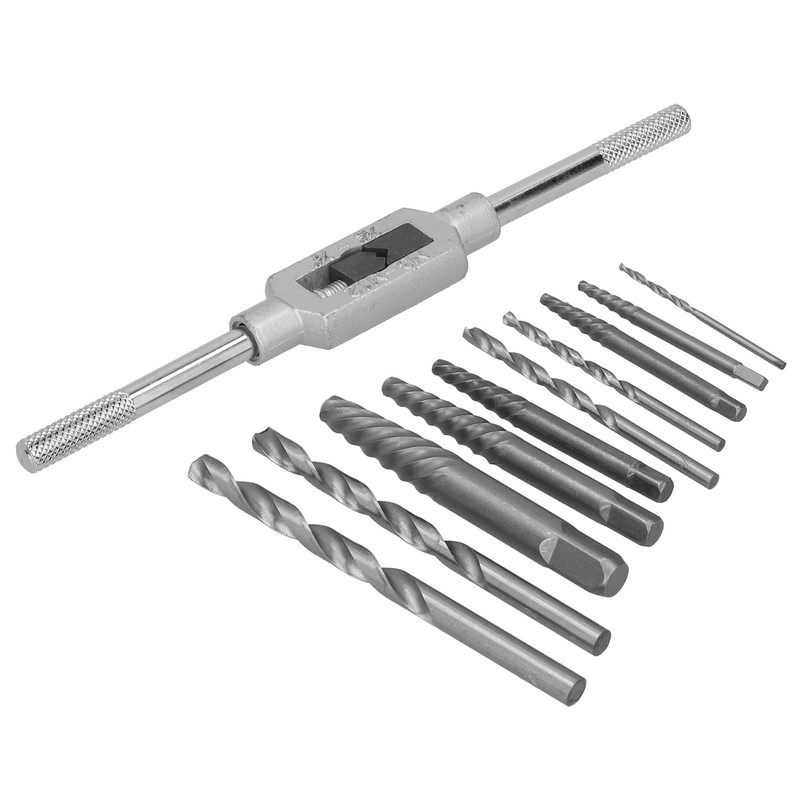 11Pcs Headless Screw Extractor Set Woodwork Easy Out Damaged Drill