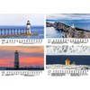 Leuchtturmzauber DIN A5 Desk Calendar Landscape Format for 2026 Coast