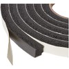StormGuard 05SR6843053BL 3.05m Rubber Foam Jumbo Draught Excluder Weather Strip
