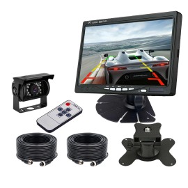 iPoster 7" Monitor 4PIN Rear View Reversing Camera HD 12-24v 20m Kit For Truck Rv Camper