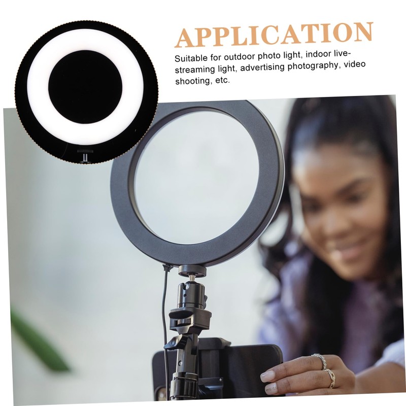 Mipcase 6-Inch Desktop LED Fill Light for Live Streaming and