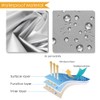 COOSOO Folding Ladder Cover Dustproof Ladder Protector Waterproof with Drawstring