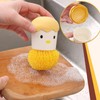 2Pcs Ergonomic Mini Dish Brush Useful Kitchen Pot Brush Scratch-Free