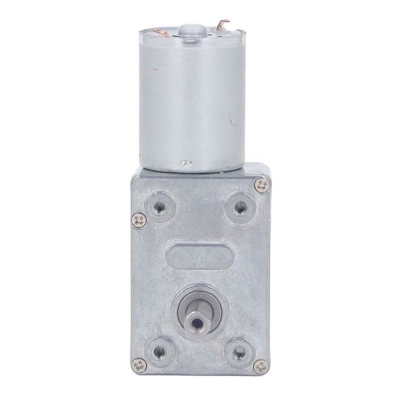 Double Shaft DC Gear Motor 25kg.cm 12mm Self Locking Reversible