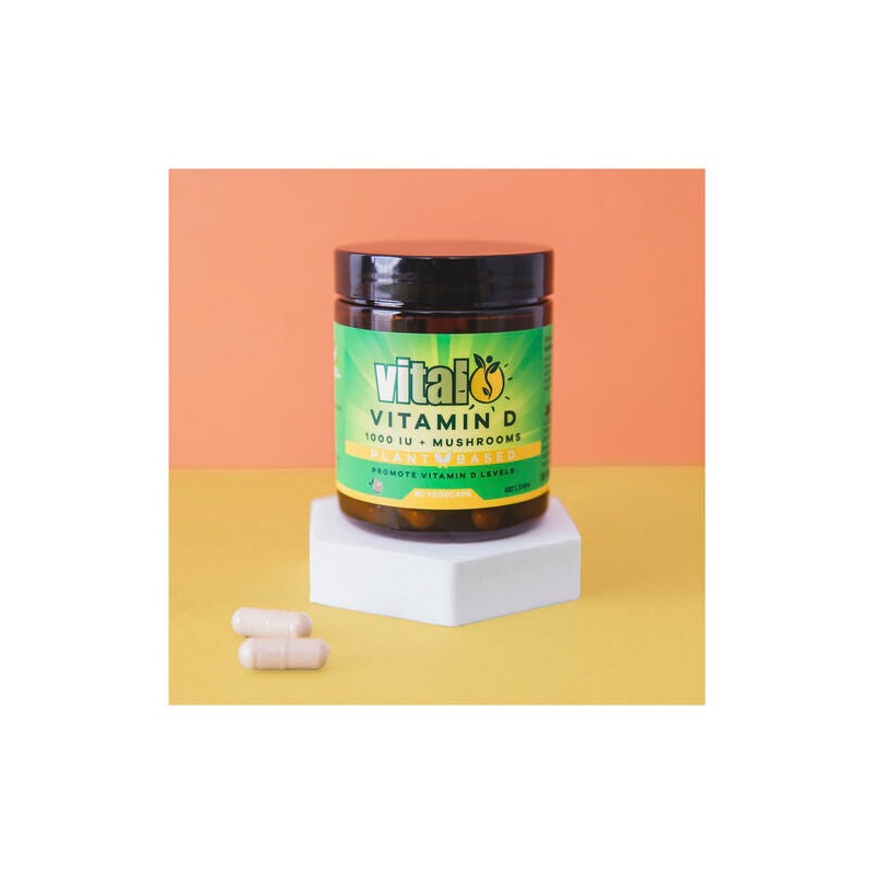 Vital Vegan Vitamin D Vegecaps 60 Capsules