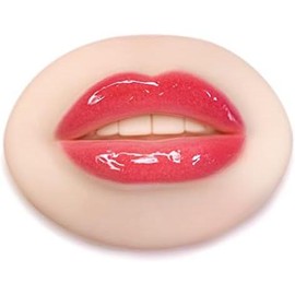 - Realistic 3D Lip Practice Skin for PMU Machine - Soft Silicone Lip Blush  Pad - PMU Supplies - 2 Pck - Color: 1 Pack, Size: Blush