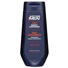 Just For Men Shampoo y Acondicionador 2 en 1 Extra Fortalecimiento con Keratina 295mL