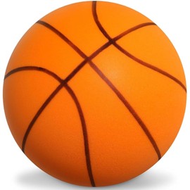 Balones de baloncesto silenciosos de alta densidad oficiales de segunda generación 2024, bola de espuma para regatear interiores, pelota de entrenamiento de baloncesto silenciosa, baloncesto