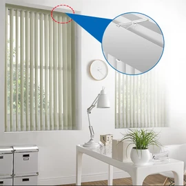 3.5 Inch Valance Clips, Clear Vertical Blind Valance Clip, Hidden Vertical Blind Valance Retainer Holder, Vertical Blinds Replacement Part（4PCS）