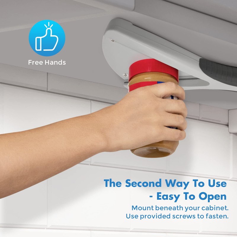 Jar Opener|Effortless Jar Opener for Weak Hands & Seniors With