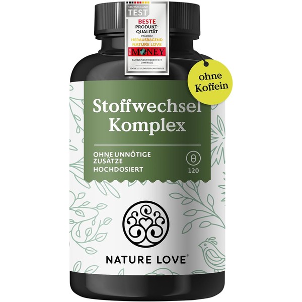 NATURE LOVE® Metabolism Complex - 120 Capsules - Green Tea