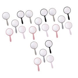 FOMIYES 25pcs Portable Handheld Mirrors Makeup Mirrors for Travel Compact for -ups Stylish Colors