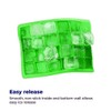 Gadgetime USA 4 Pack Silicone Ice Cube Tray - Large