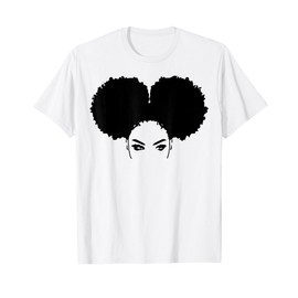 Strong Black Woman Natural Curly Girl Afro Hair T-Shirts T-Shirt