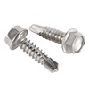 #8 x 1/2" Stainless Steel Hardened 410 Self-Tapping Screws for