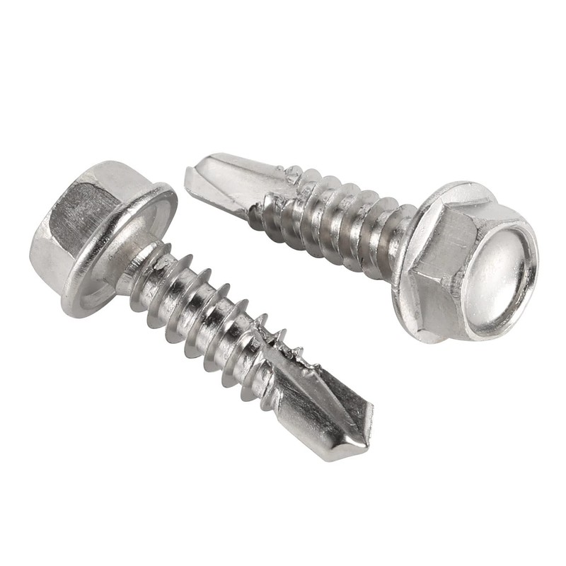 #8 x 1/2" Stainless Steel Hardened 410 Self-Tapping Screws for